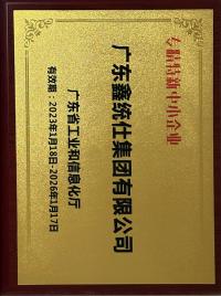 專(zhuān)精特新中小企業(yè)